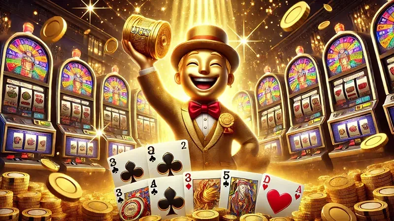 Layar reels slot RAJASLOTO dengan simbol wild, scatter, dan fitur putaran bonus